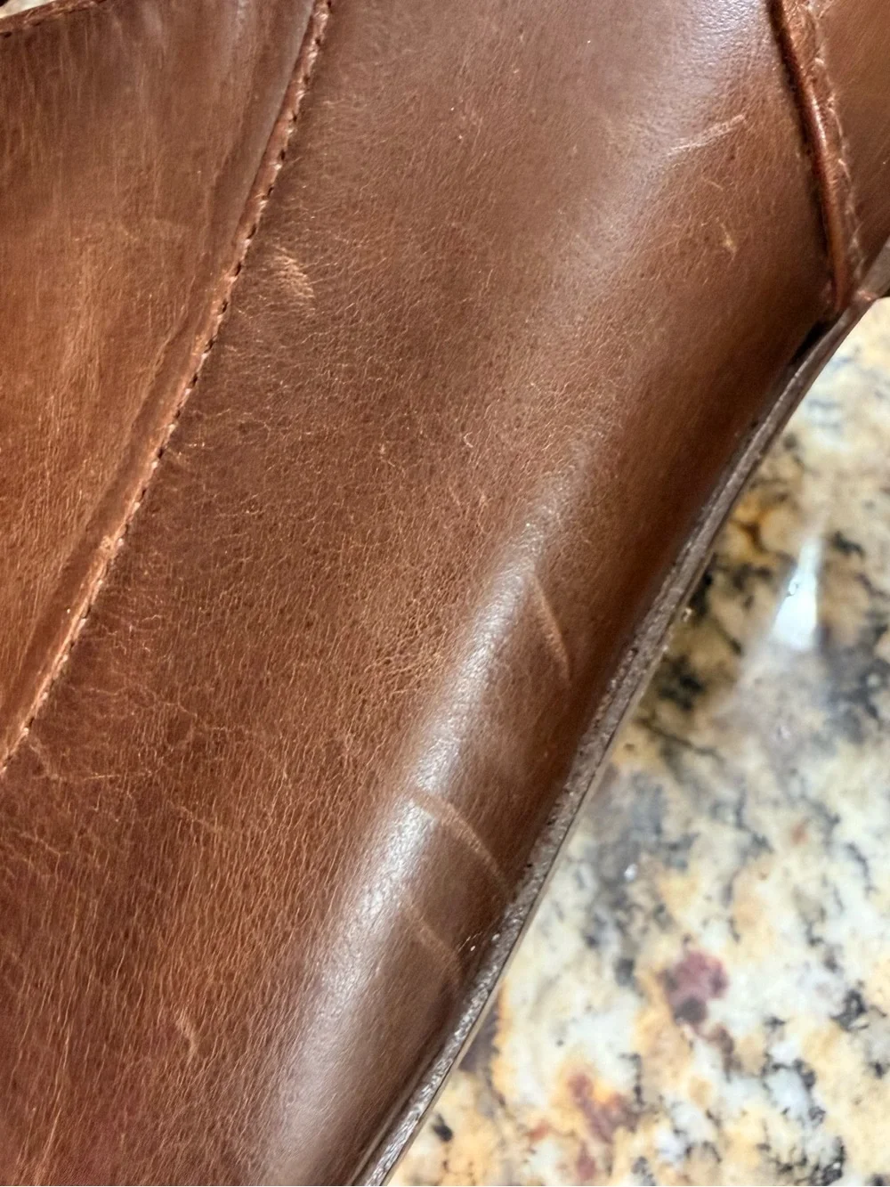 J. Crew Dark Brown Leather Cap-Toe Oxfords